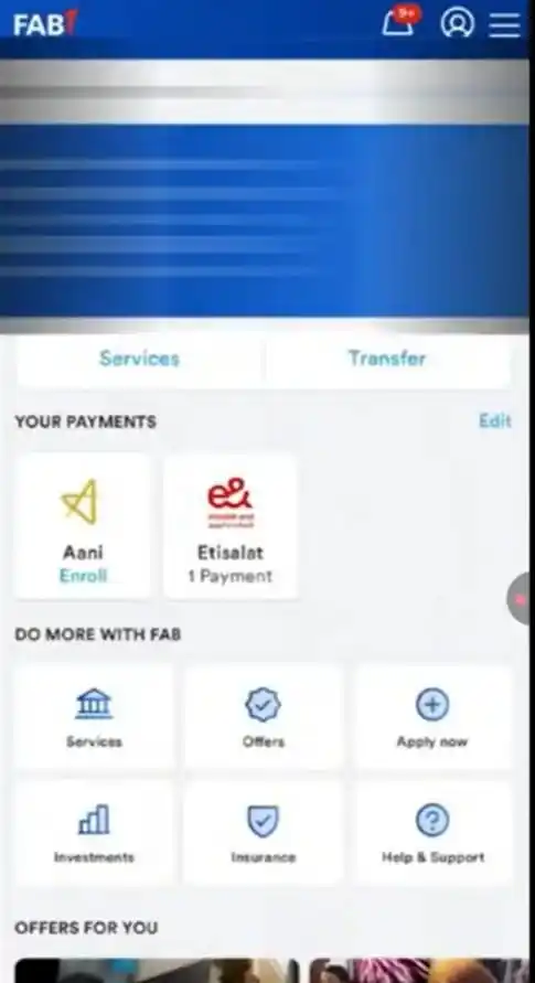 After Completion see your fab balance and Bank statement.